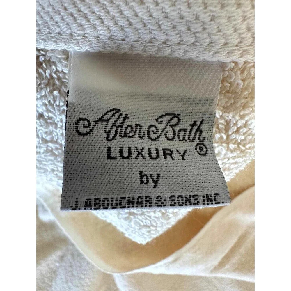 Vintage Hand Towel Set Teal With Lace With Embroidered Detail After Bath Luxury